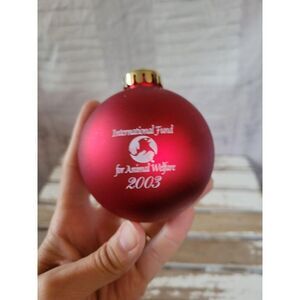 Barthelmess ball ornament Large 2003 Fund Raiser A